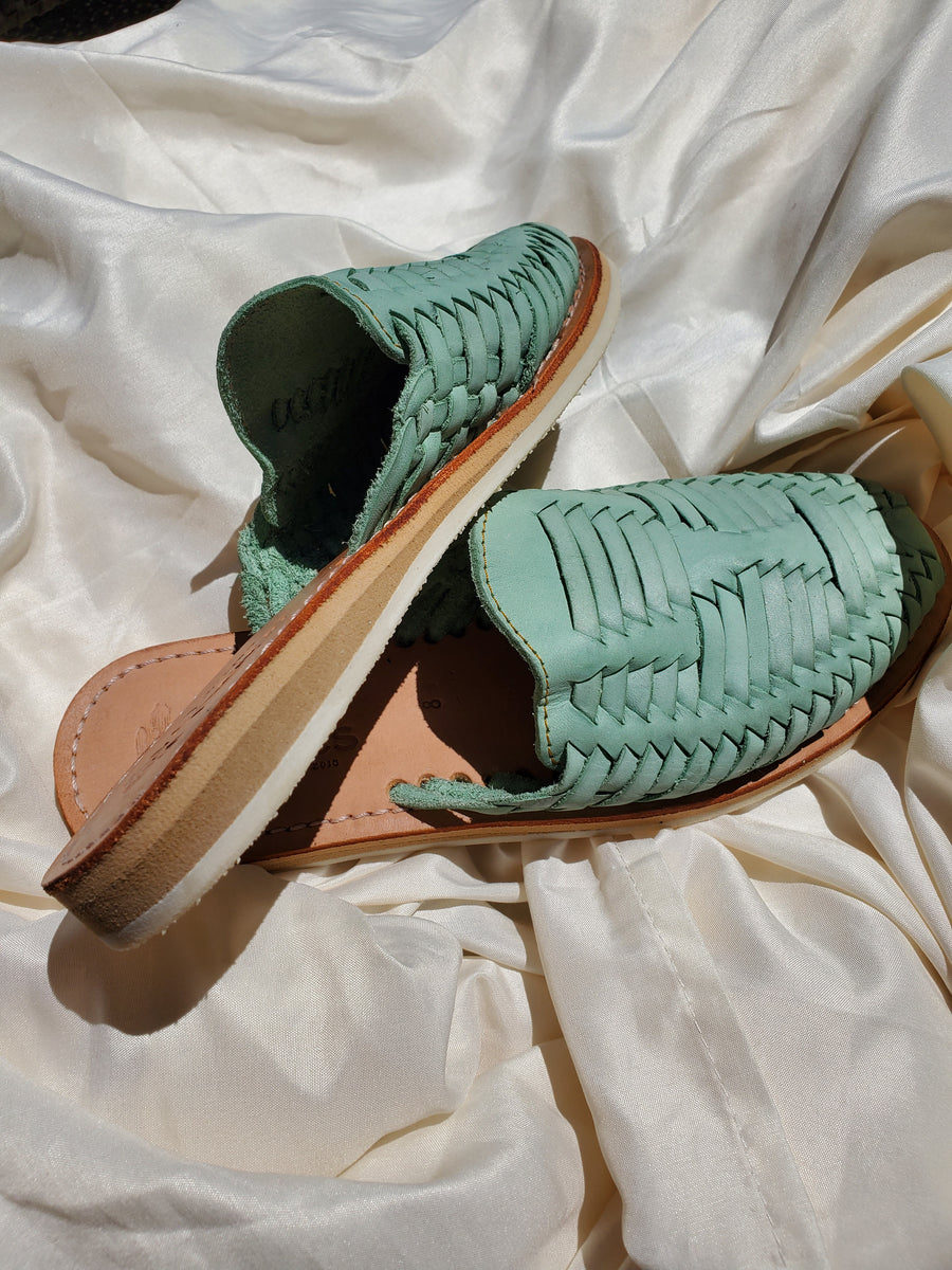 Luz Slip On Huaraches Mint Shop Raices